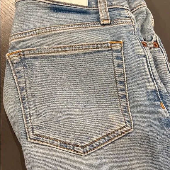 Re/Done Light Blue Distressed skinny Jeans - Picture 7 of 7